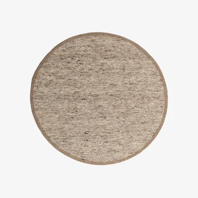 Nordic Nest Tisca Sierrafil round rug Macchiato no. 125 Ø200 cm