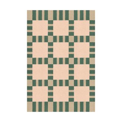 Nordic Nest Layered Evelina Kroon jute rug 200x300 cm Korean chives