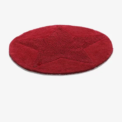 Nordic Nest Etol star rug round red