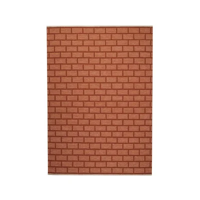 Nordic Nest Kateha Brick rug Rust 200x300 cm