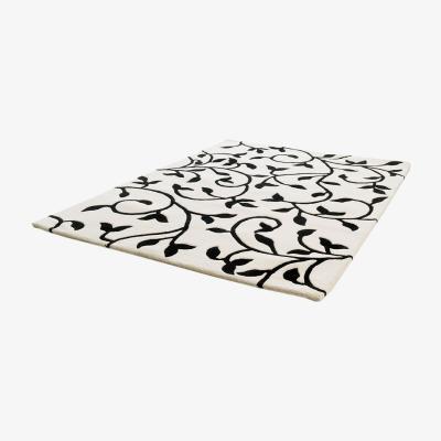 Nordic Nest Etol Design Grow rug white-black 140 x 200 cm