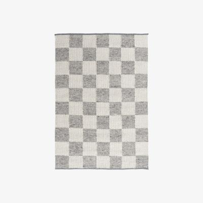 Nordic Nest Tisca Gotland Design rug Special Edition Silver-white no. 2418 70x140 cm