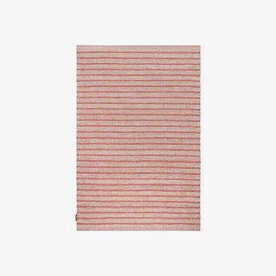 Nordic Nest Stripe rug 140x200 cm Burnt orange