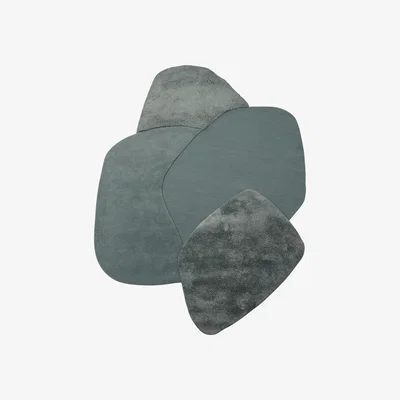 Nordic Nest AYTM Mola rug  140x195 cm Dusty blue