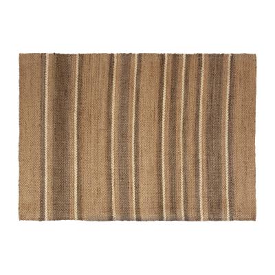 Nordic Nest Dixie Fanny striped juterug Natural. 160x230 cm