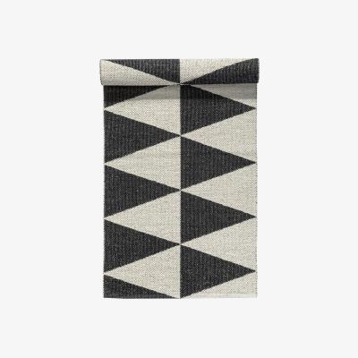 Nordic Nest Rime rug black 70x300 cm