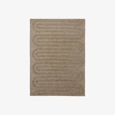 Nordic Nest Tinted Riklund wool carpet 280x380 cm Beige-melange
