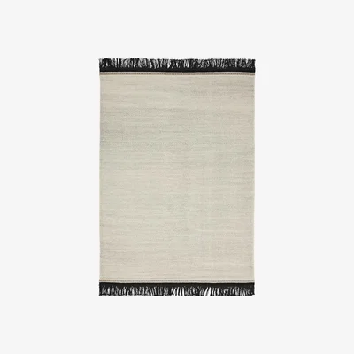 Nordic Nest Fenja wool carpet 170x240 cm white