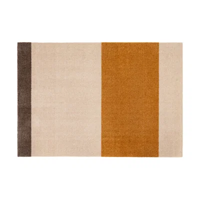 Nordic Nest tica copenhagen Stripes by tica. horizontal. hallway rug Ivory-dijon-brown. 90x130 cm