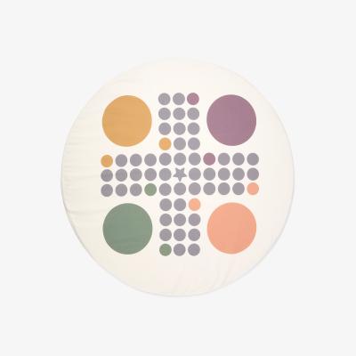 Nordic Nest Kid's Concept Kid's Base play mat Ludo Ø110 cm White