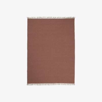 Nordic Nest Rainbow wool carpet 140x200 cm amber