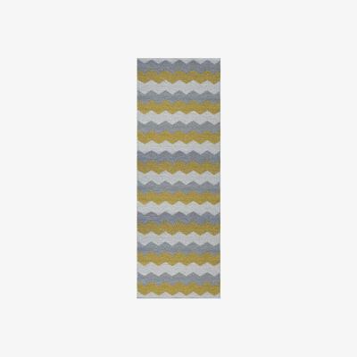 Nordic Nest Luppio rug spring (yellow-grey) 70x250 cm