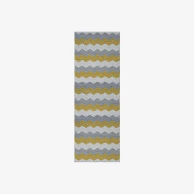 Nordic Nest Luppio rug spring (yellow-grey) 70x250 cm