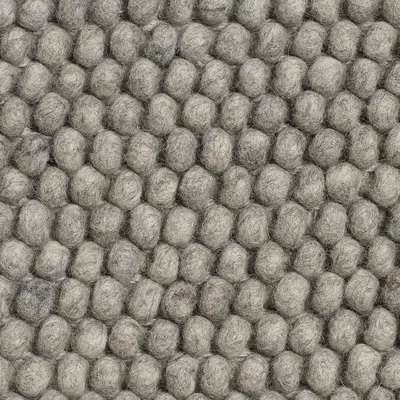 Nordic Nest HAY Peas wool rug 140x200 cm Medium grey
