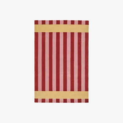 Nordic Nest Scandi Living Aisles wool carpet Red 170x240 cm
