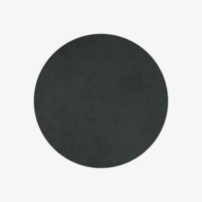 Nordic Nest Row rug round Ø270 cm Dark green