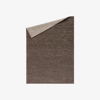 Nordic Nest Flock wool carpet nautral brown 200x300 cm