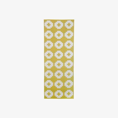 Nordic Nest Flower rug sun (yellow) 70x200 cm