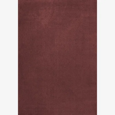 Nordic Nest Layered Solid Wool wool rug Ruby red 180x270 cm