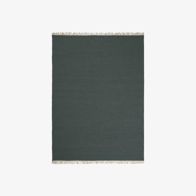Nordic Nest Rainbow wool carpet 140x200 cm moss