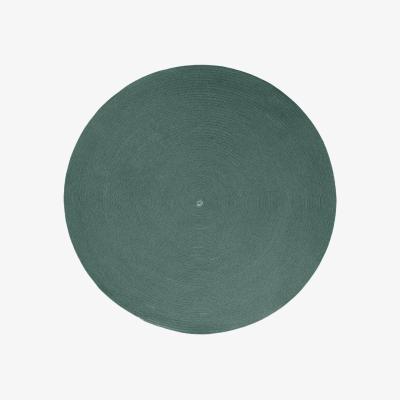 Nordic Nest Cane-line Circle rug round Dark green Ø140cm