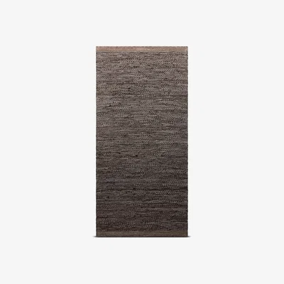 Nordic Nest Leather rug 75x200 cm wood (brown)
