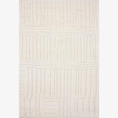 Nordic Nest Tell Me More Sandnes wool rug White 200x300 cm