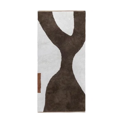 Nordic Nest Mette Ditmer Figura mat rug Brown 50x80 cm