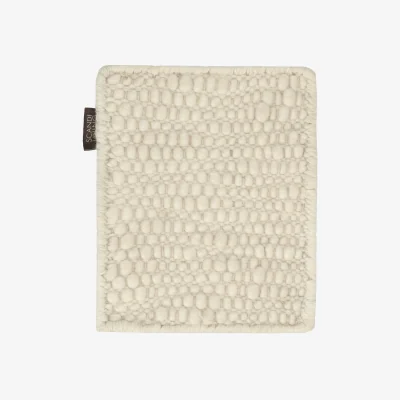 Nordic Nest Scandi Living Sample Pebble wool rug White