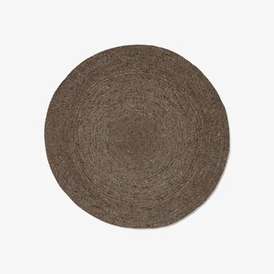 Nordic Nest Classic Collection Merino wool carpet round Ø200 cm Brown