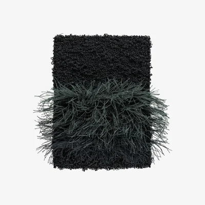 Nordic Nest Kasthall Feather rug round Ø200 cm Raven