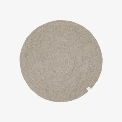 Nordic Nest Classic Collection Merino Rug round Oat 200 cm