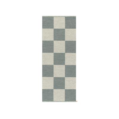 Nordic Nest Kasthall Checkerboard Icon rug 85x200 cm Polarized Blue