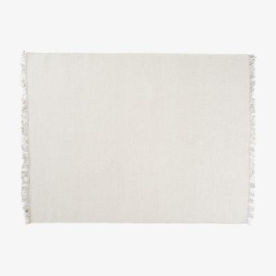 Nordic Nest Rainbow wool carpet 80x280 cm White