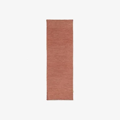 Nordic Nest Classic Collection Plain runner rug Coral 80x250 cm