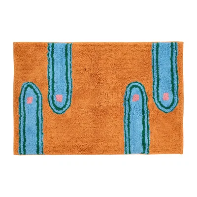 Nordic Nest Villa Collection Styles tufted rug 60x90 cm Brown