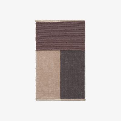 Nordic Nest Pile bathroom rug brown