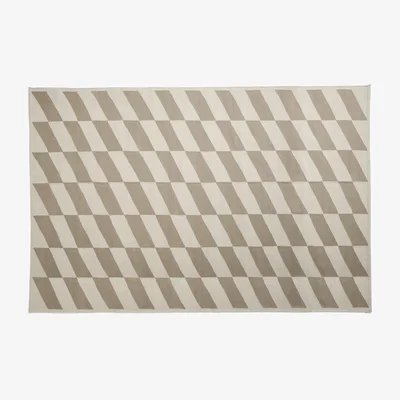 Nordic Nest HAY Shift Kelim rug 200x300 cm Beige