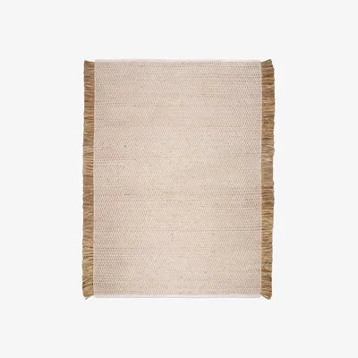 Nordic Nest Goa rug 250x350 cm White-Jute