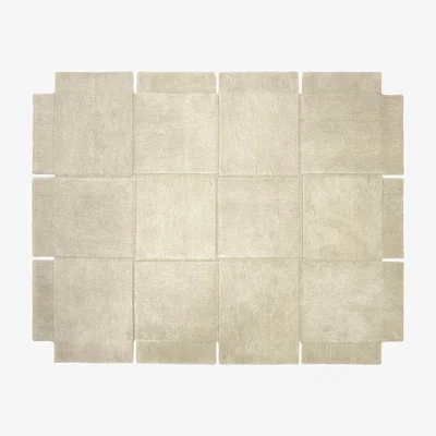 Nordic Nest Design House Stockholm Basket Rug  Beige 185x240 cm