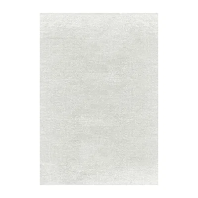 Nordic Nest Layered Solid recycled rug Pearl White. 180x270 cm