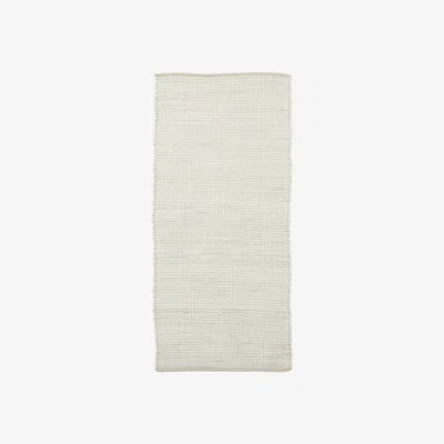 Nordic Nest House Doctor Chindi rug 70x160 cm White
