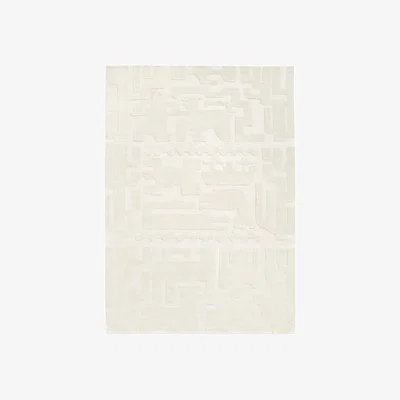 Nordic Nest Layered Stig Lindberg Gunnel wool carpet Bone White 200x300 cm