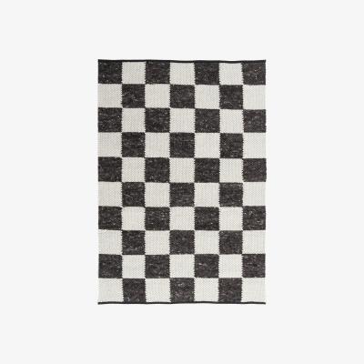 Nordic Nest Tisca Gotland Design rug Special Edition Anthracite-white nr. 2428 70x140 cm
