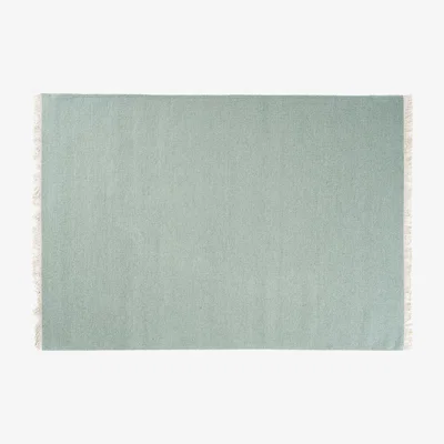 Nordic Nest Rainbow wool carpet 140x200 cm Pistachio