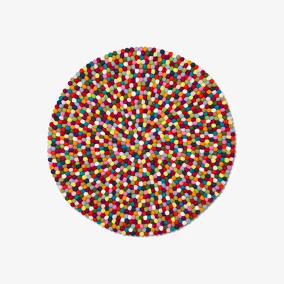 Nordic Nest HAY Pinocchio rug round Multi 90 cm