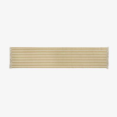 Nordic Nest Stripes and Stripes rug 65x300 cm barley field
