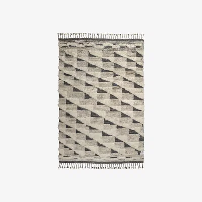 Nordic Nest Marrakesh wool carpet 200x300 cm Ivory-charcoal