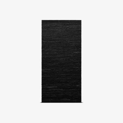 Nordic Nest Leather rug 170x240 cm black (black)