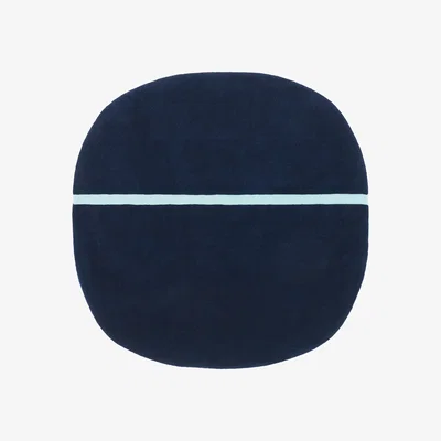 Nordic Nest Normann Copenhagen Oona rug 140x140 cm Blue